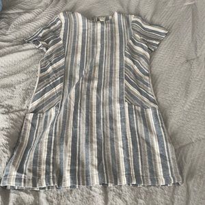 Striped casual dress